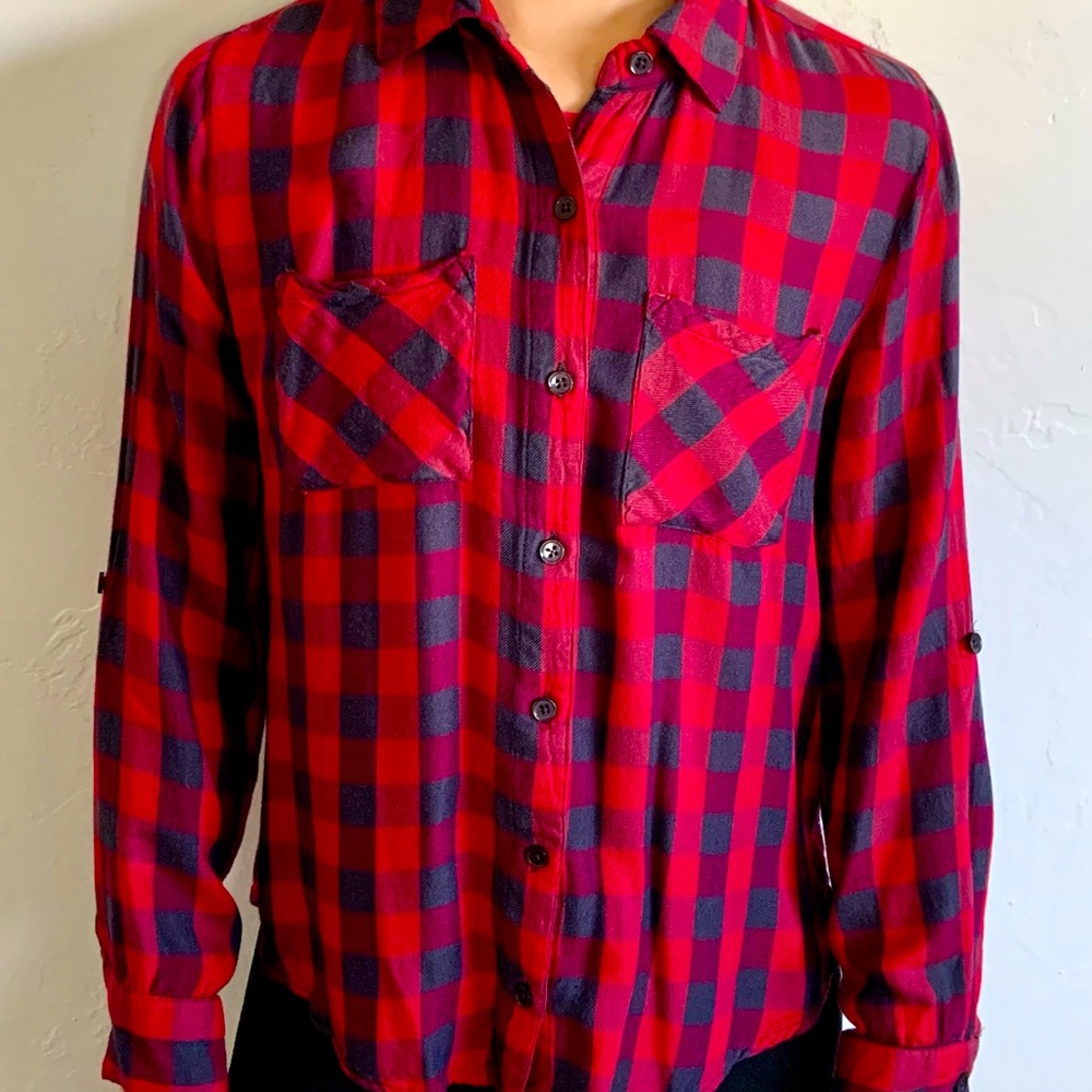 Harper Plaid Top